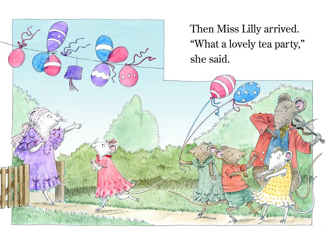 Angelina Ballerina and the Tea Party by Katharine Holabird