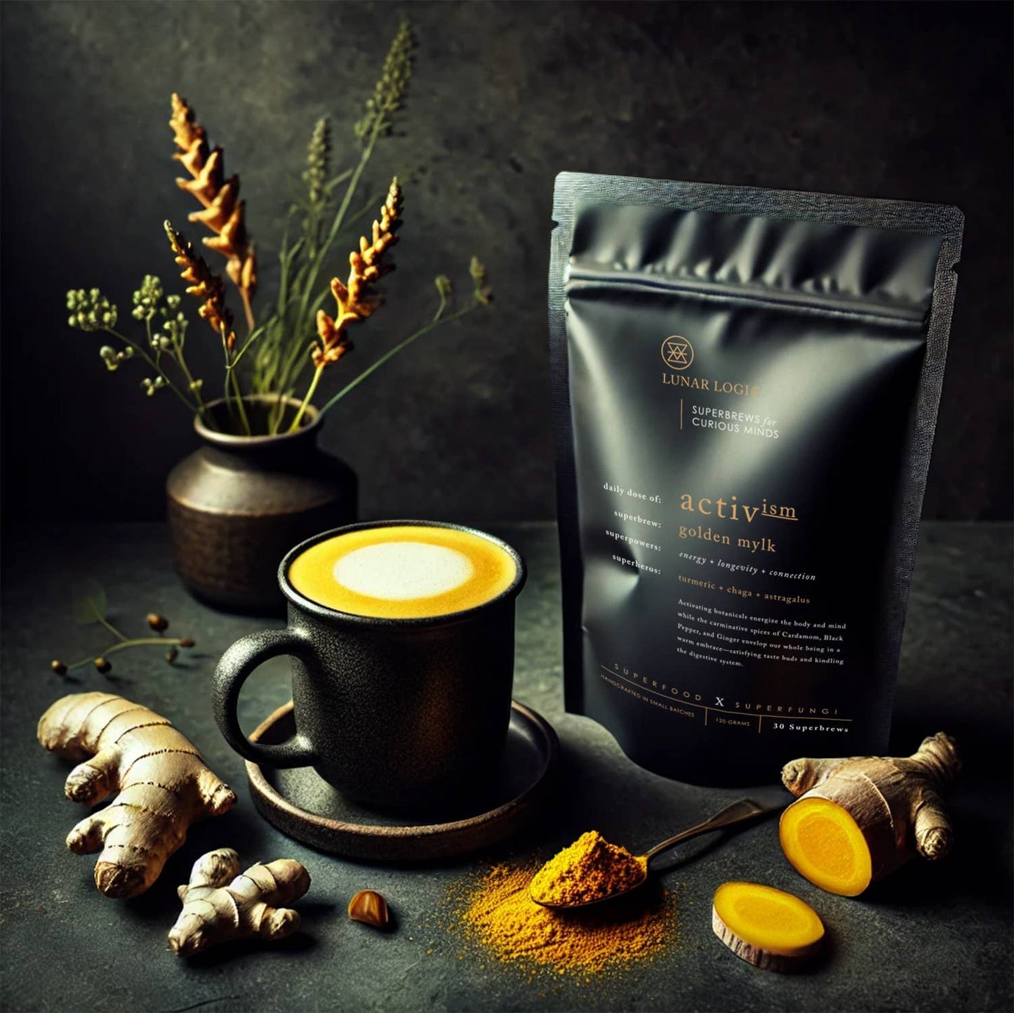 ACTIVISM Golden Mylk Superbrew - Powdered Health Drink