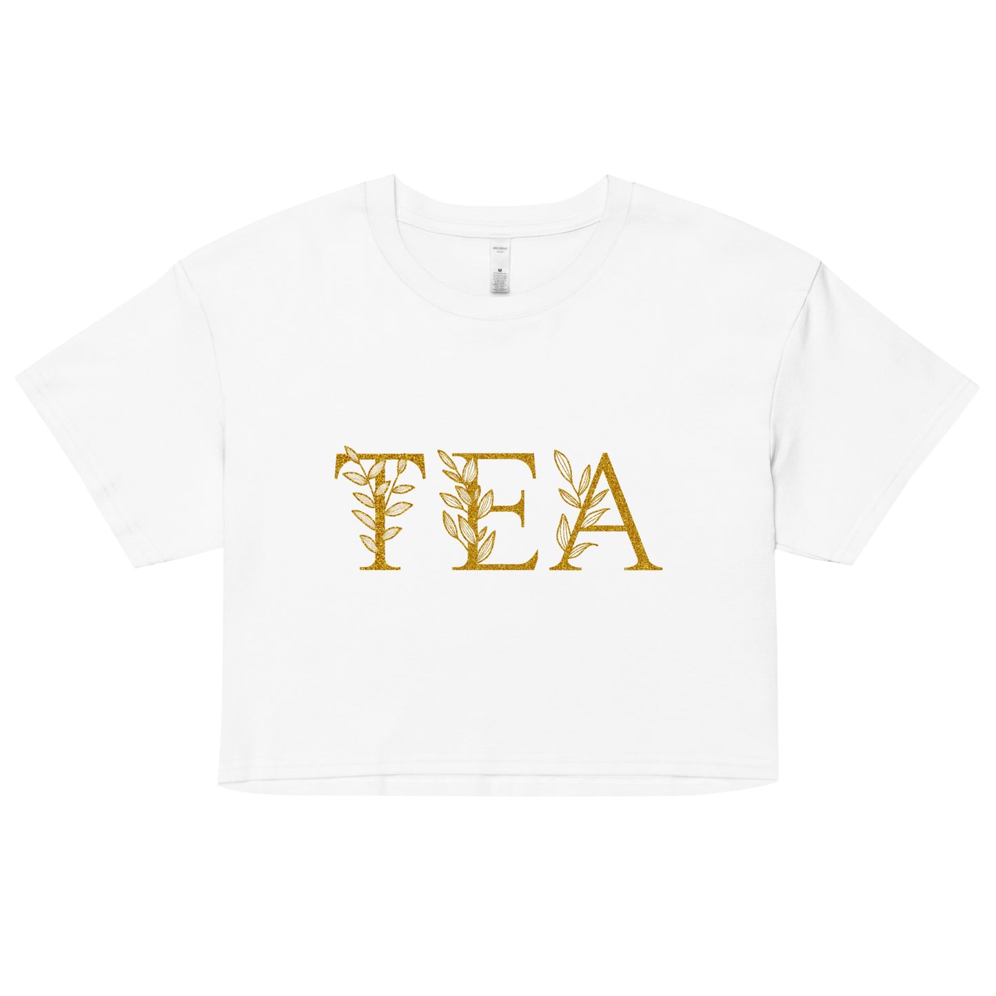 Tea Shirt: "My Tea Shirt" Classic T (Crop Top)