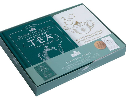 The Official Downton Abbey Afternoon Tea Cookbook - Gift Set (Book + Tea Towel)
