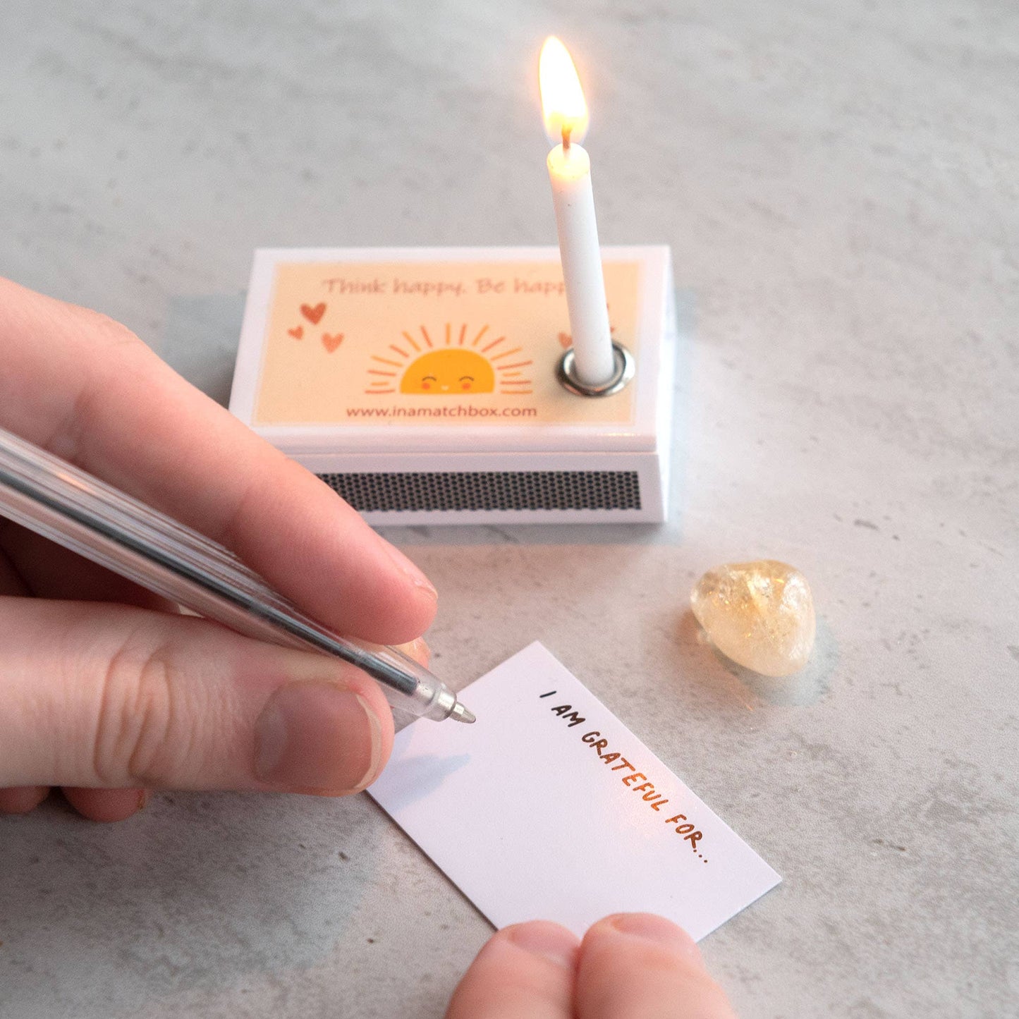 Hello Sunshine Mindfulness Gift In A Matchbox