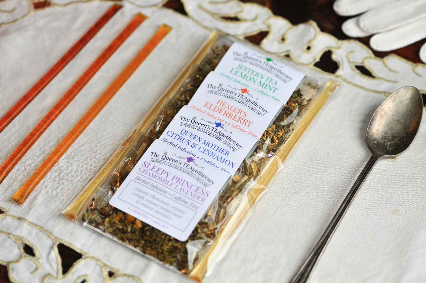 The Queen's TEApothecary Samples Kit | Herbal | 4 sample pack