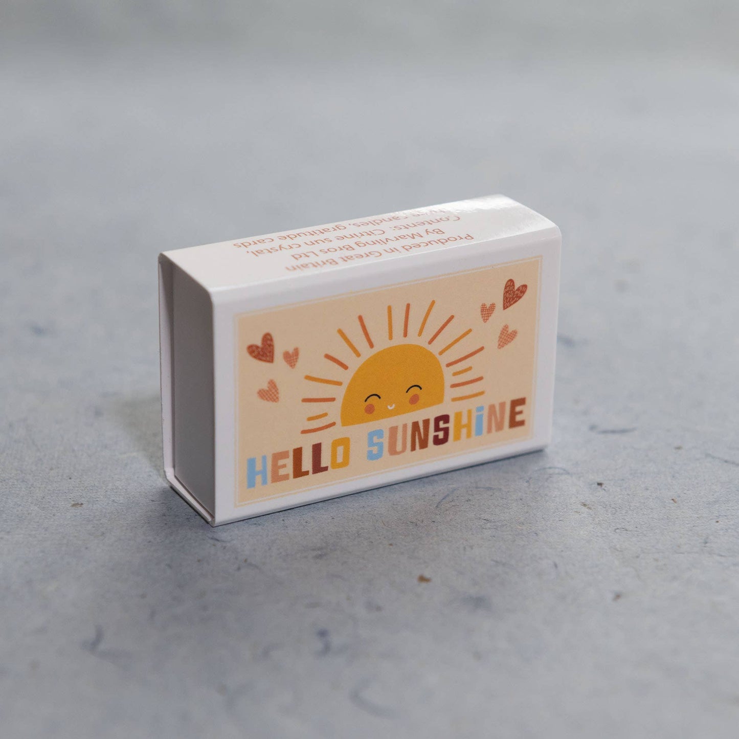 Hello Sunshine Mindfulness Gift In A Matchbox