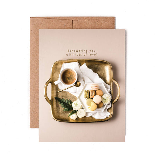 Showering You Greeting Card