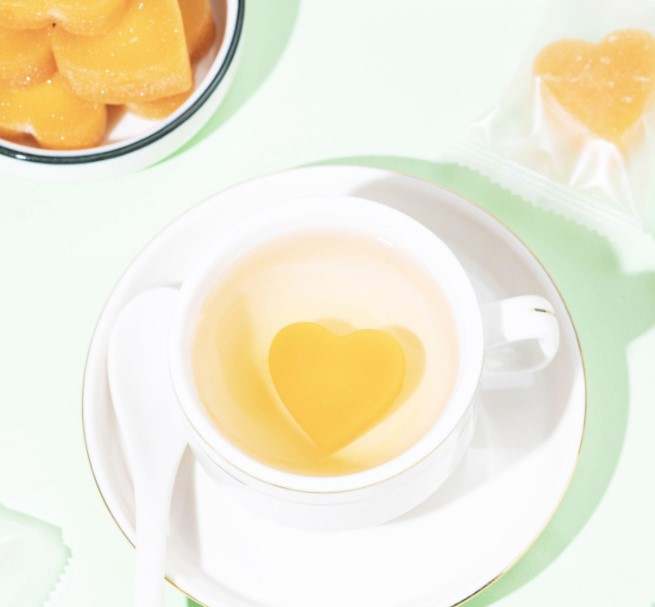 The Grateful Tea Co. Honey Sugar Hearts