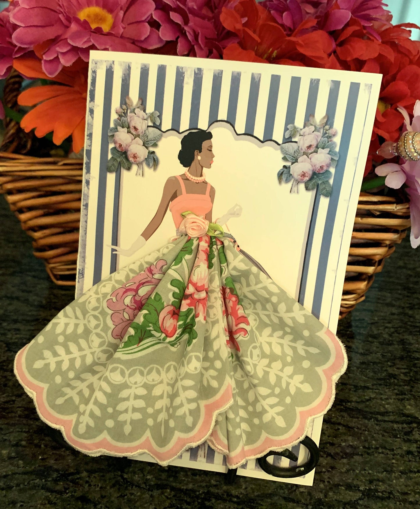 Ladies of Fashion Keepsake Hankie Cards