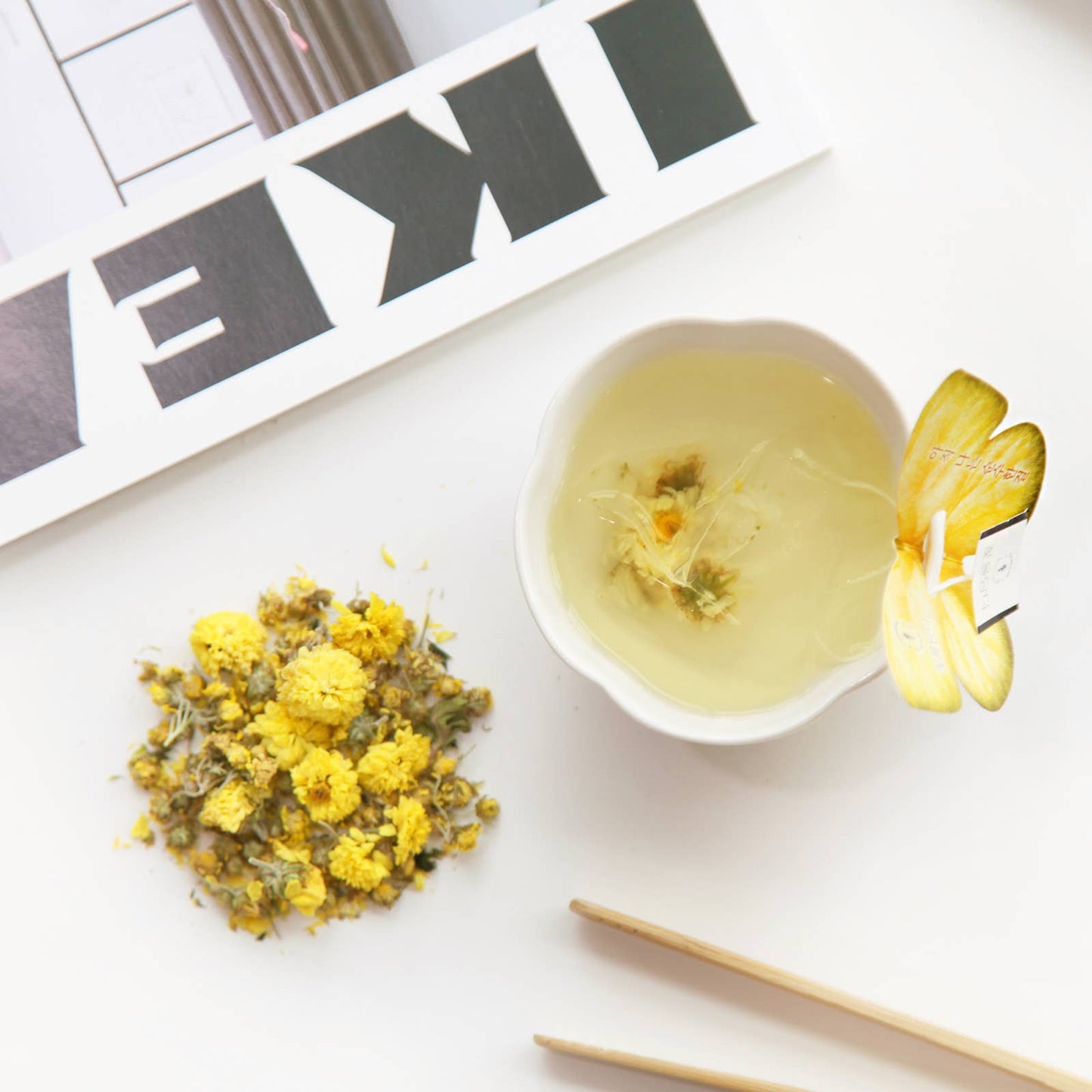 Butterfly Flower Tea Gift Set