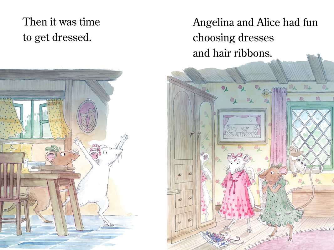 Angelina Ballerina and the Tea Party by Katharine Holabird
