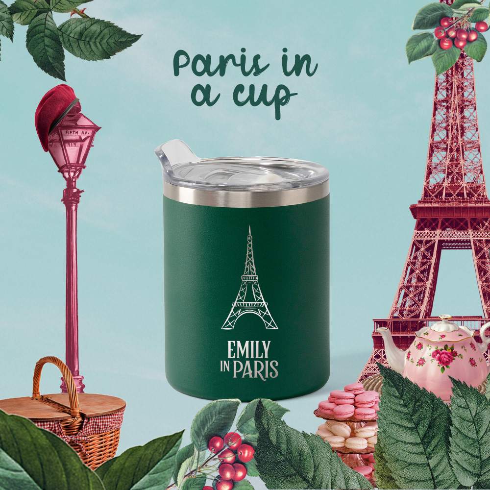 Emily In Paris Tea & Travel Tumbler Gift Set