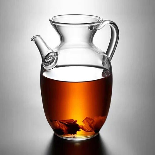 Glass Teapot with Strainer and Cups*
