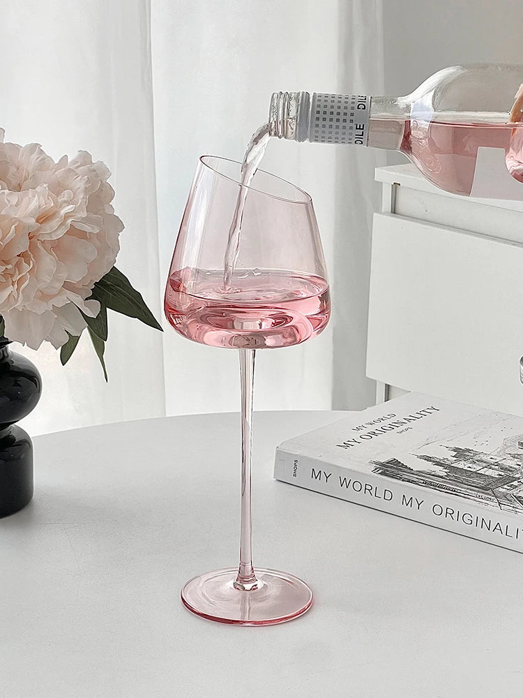 Rosé All Day Slanted Wine Glasses*