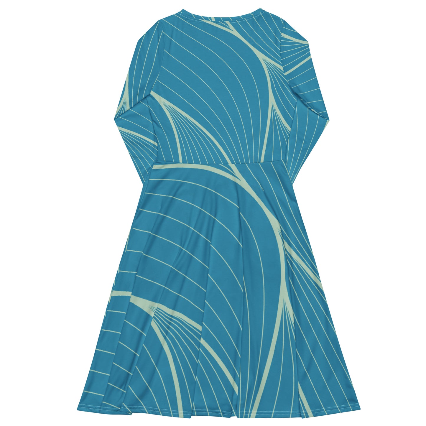 Tea Length Dress Collection: Aqua Woman