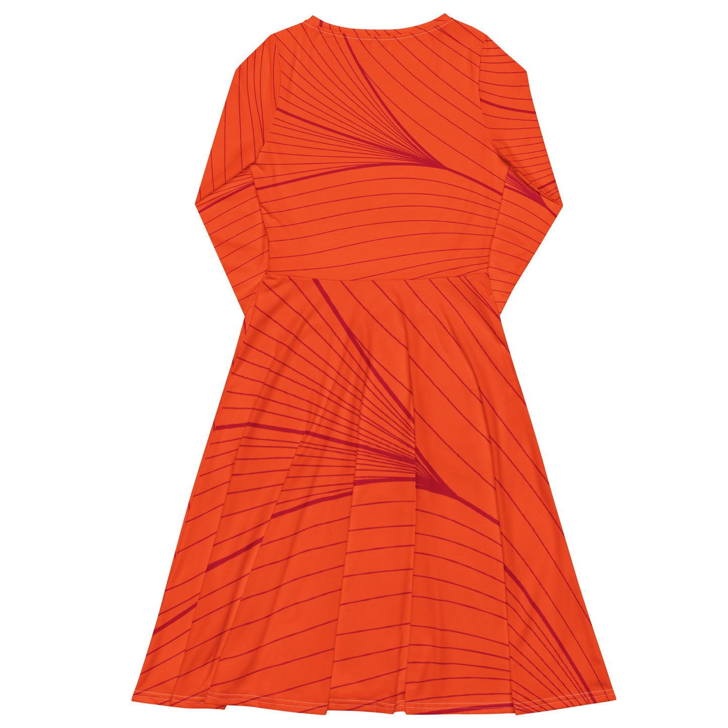 Tea Length Dress Collection: Orange Crush