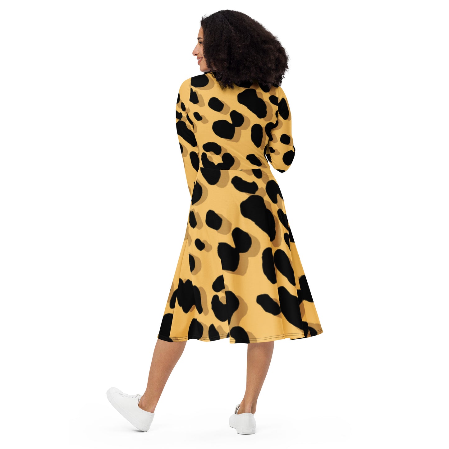 Tea Length Dress Collection: Cheetah Girl