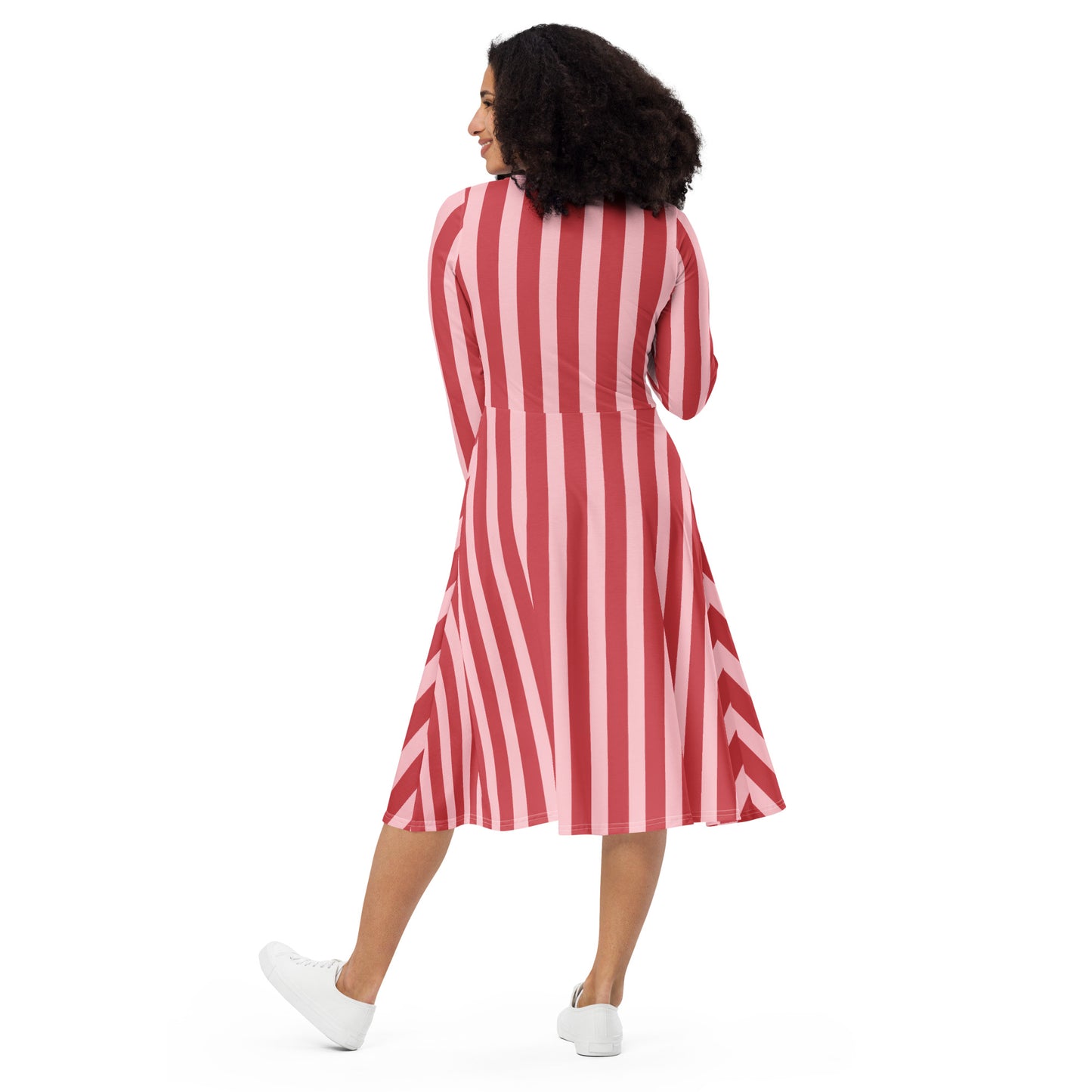 Tea Length Dress Collection: Candied Stripes