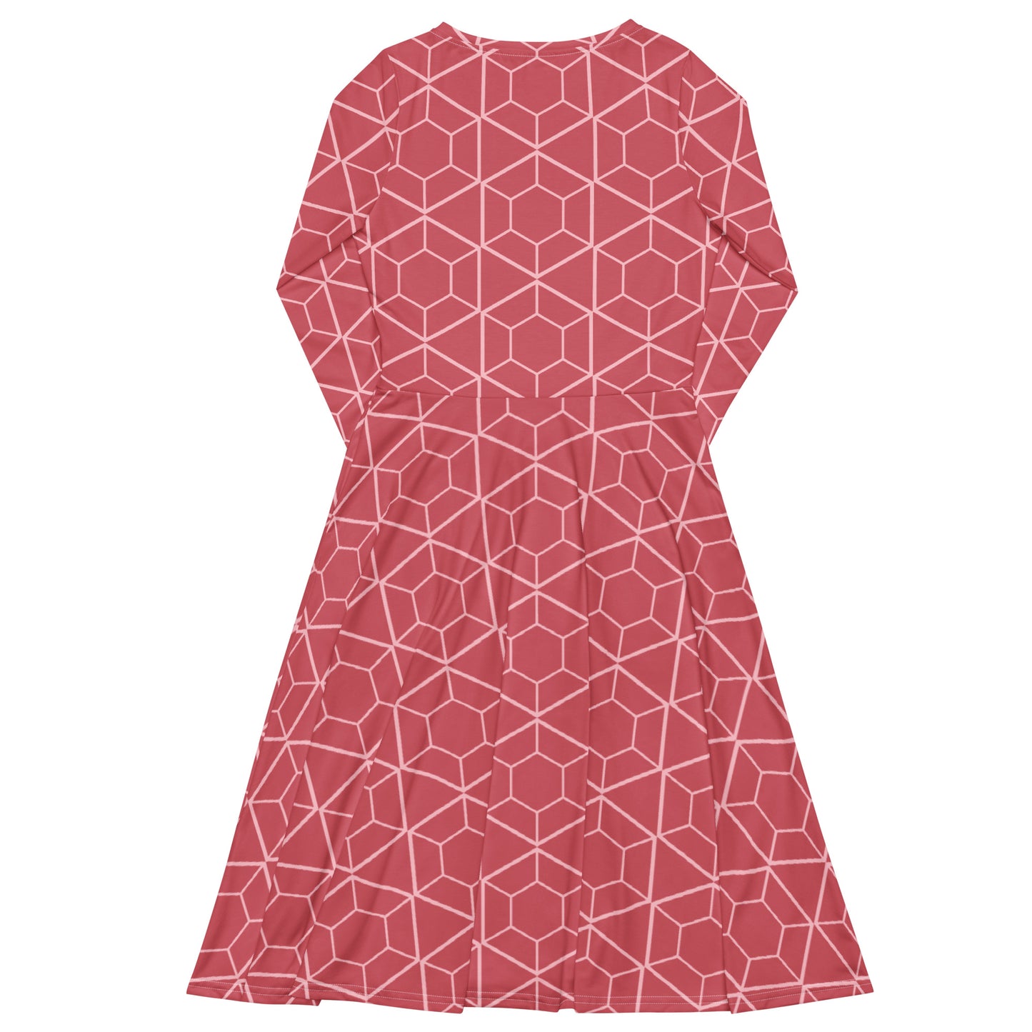 Tea Length Dress Collection: Pink Maze