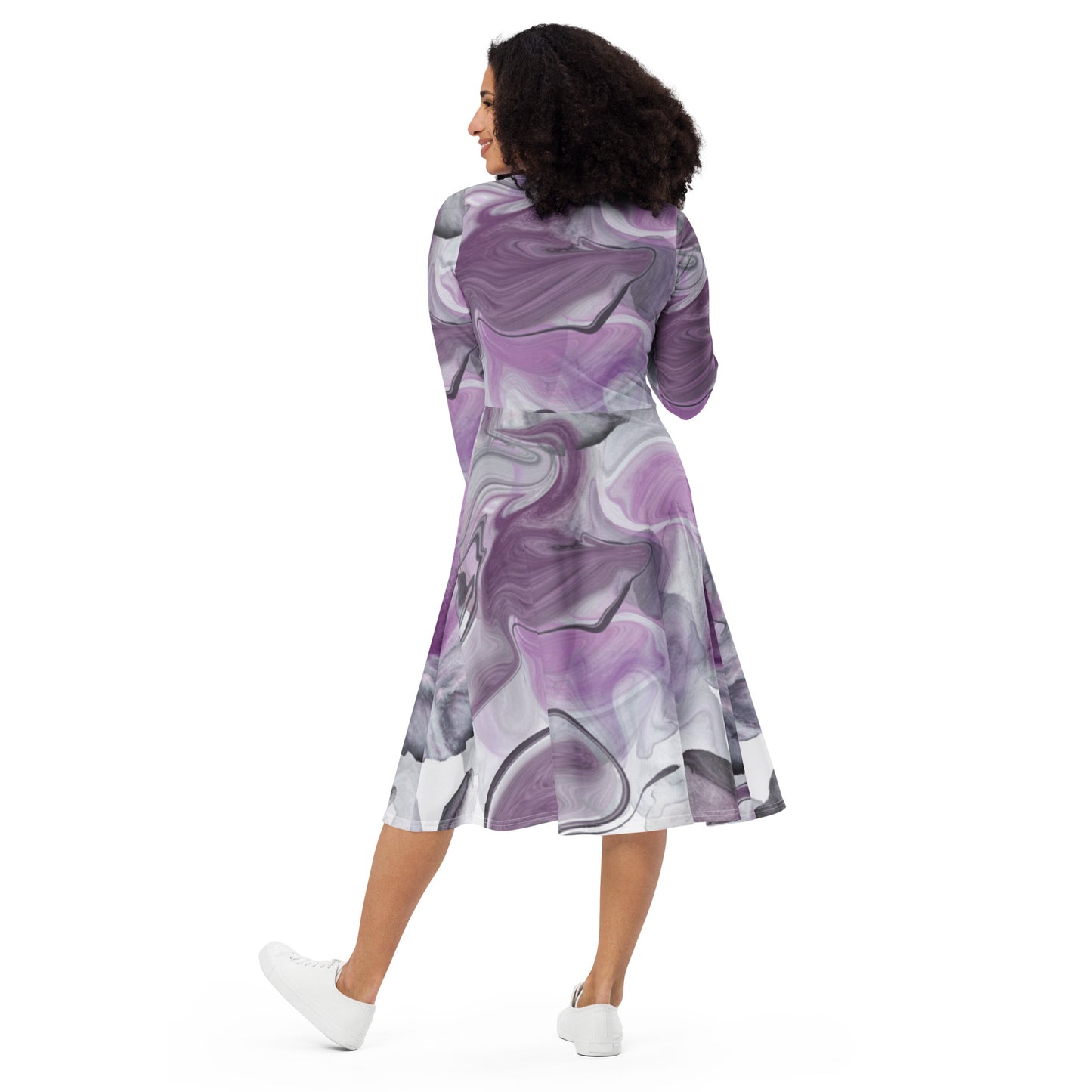 Tea Length Dress Collection: Purple Haze