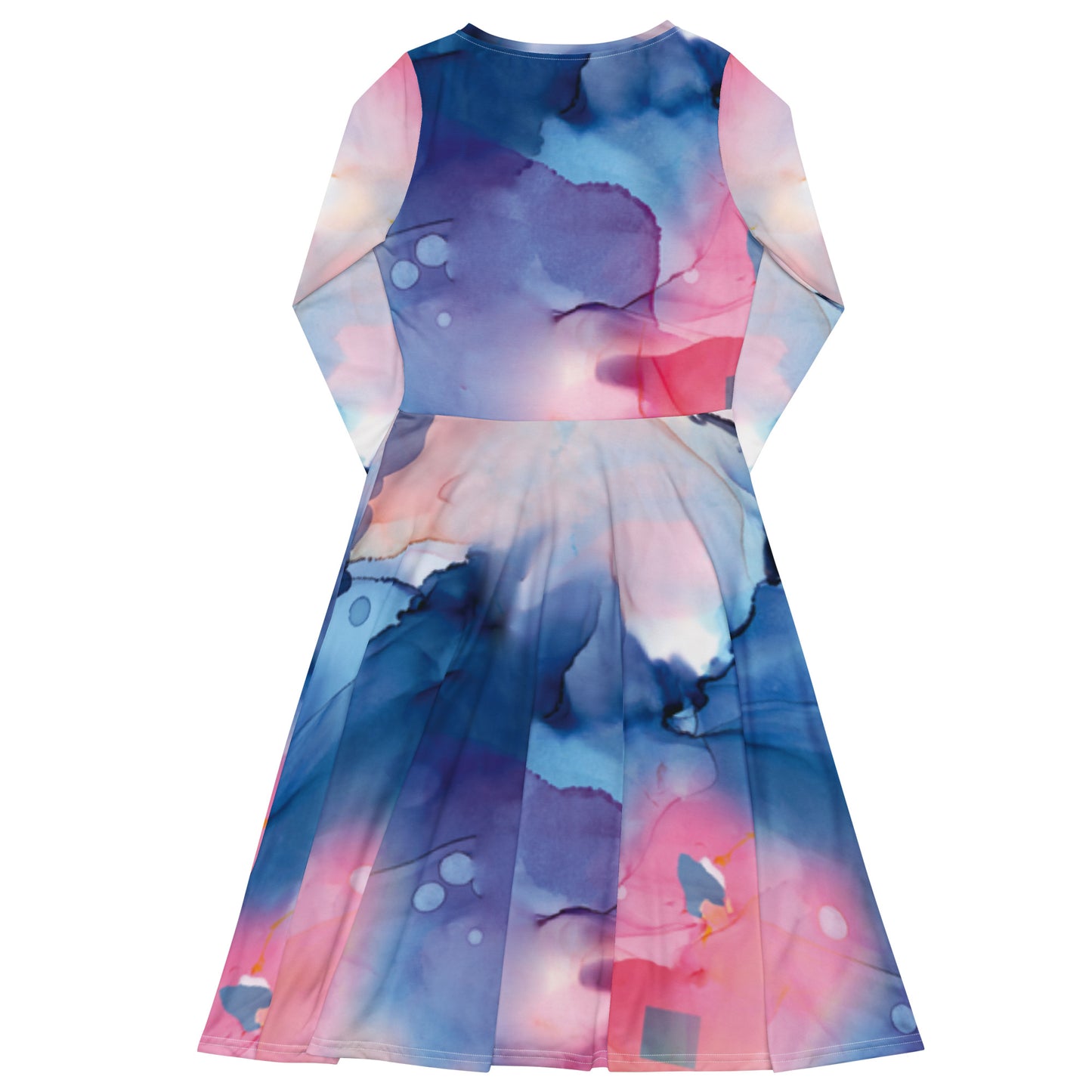 Tea Length Dress: Watercolors