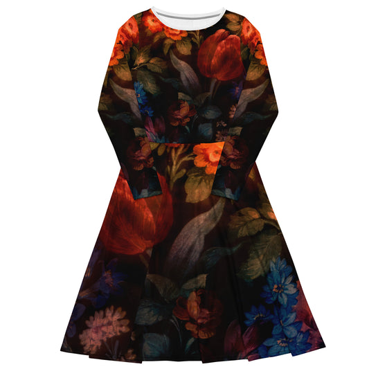 Tea Length Dress Collection: Night Bloom