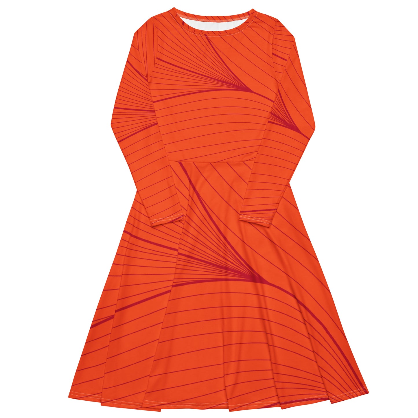 Tea Length Dress Collection: Orange Crush