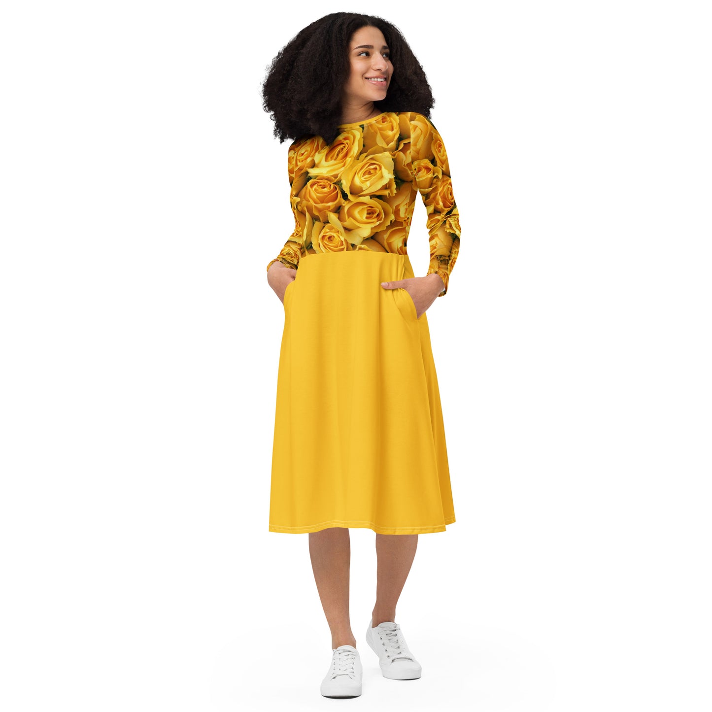 Tea Length Dress Collection: Yellow Rose of Texas