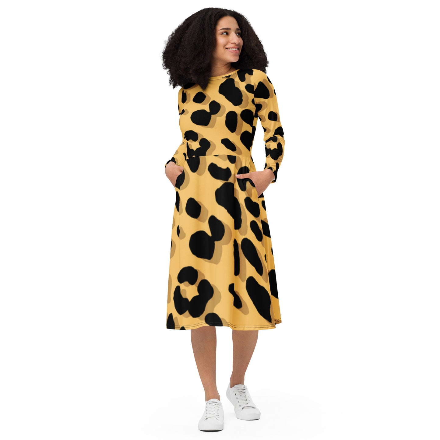 Tea Length Dress Collection: Cheetah Girl