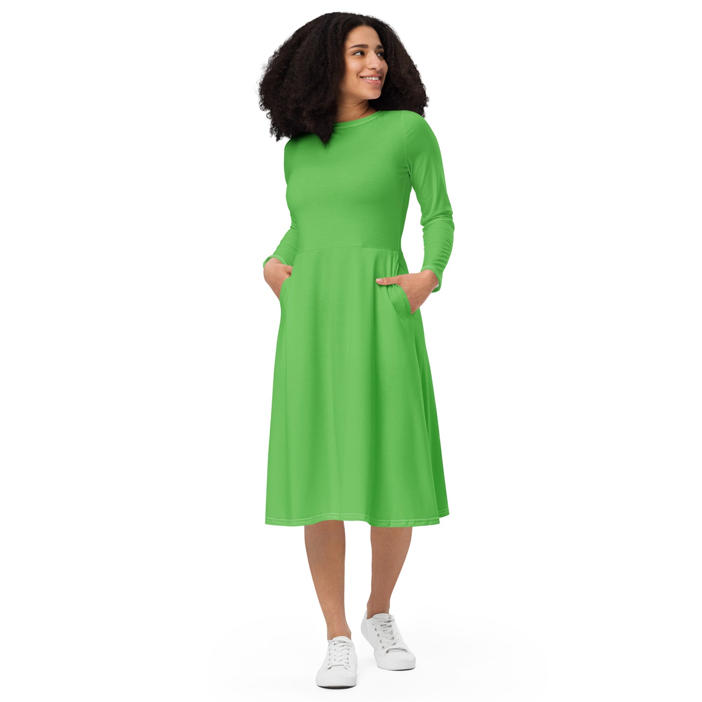 Tea Length Dress Collection: Green Light