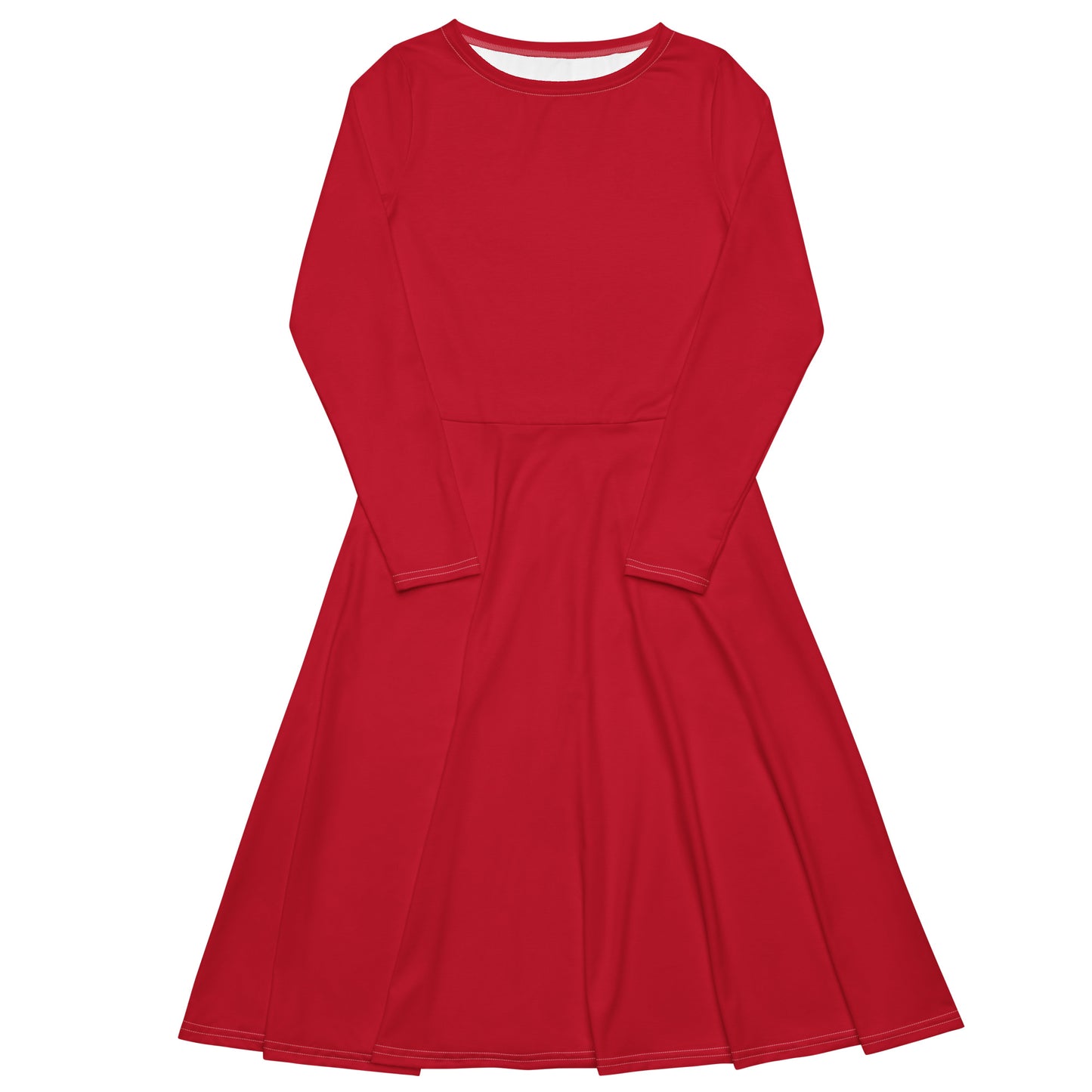 Tea Length Dress Collection: Lady in Red