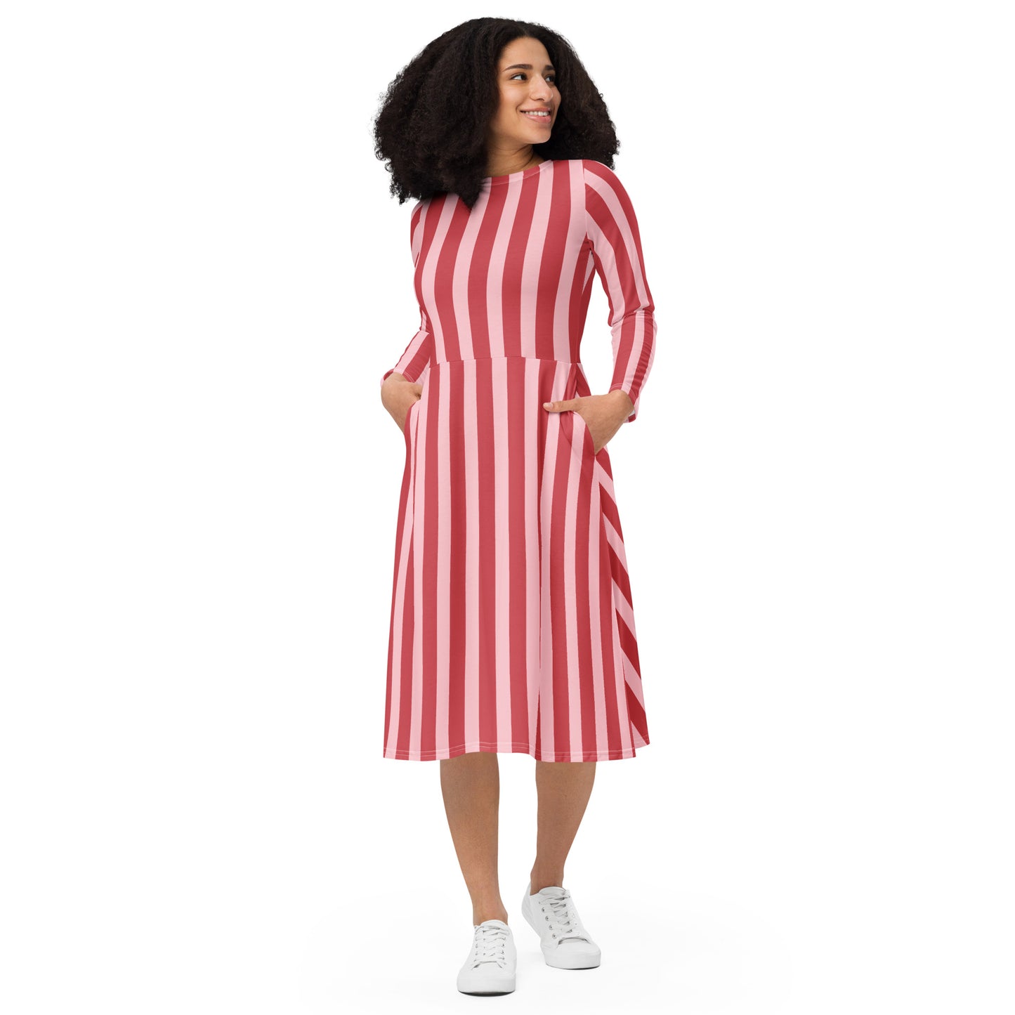 Tea Length Dress Collection: Candied Stripes