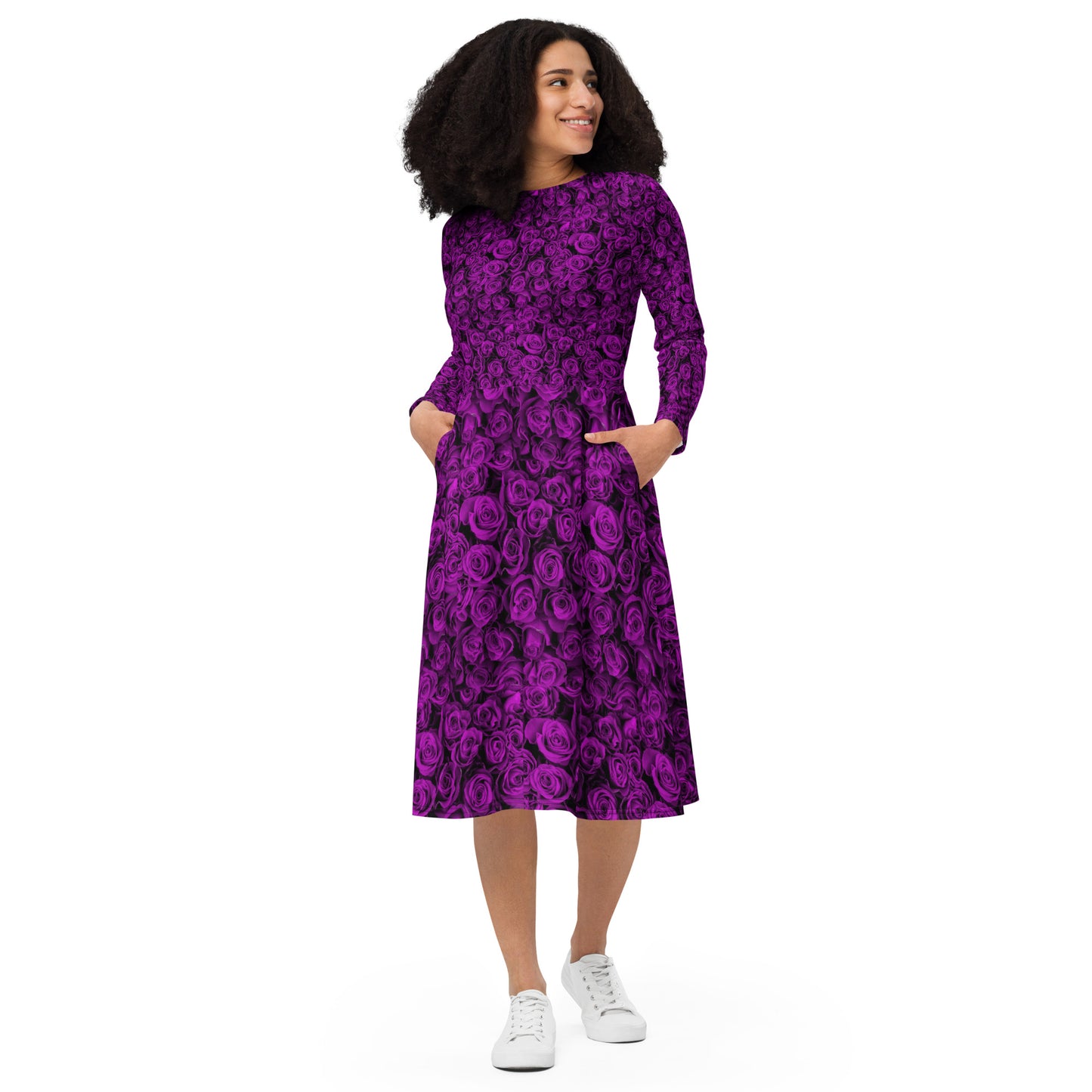 Tea Length Dress Collection: Purple Reign