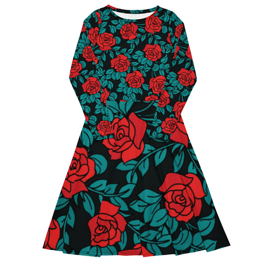 Tea Length Dress Collection: Bed of Roses