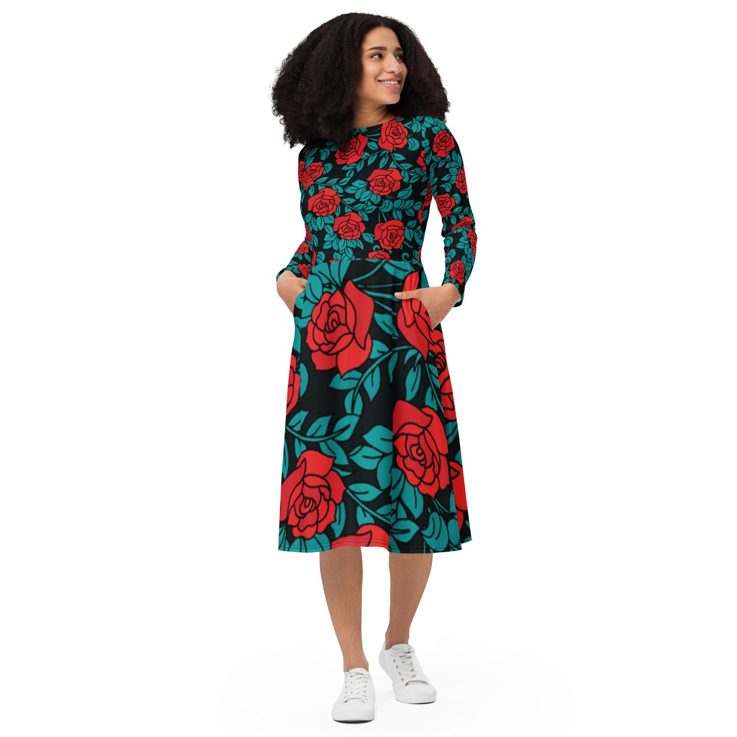 Tea Length Dress Collection: Bed of Roses