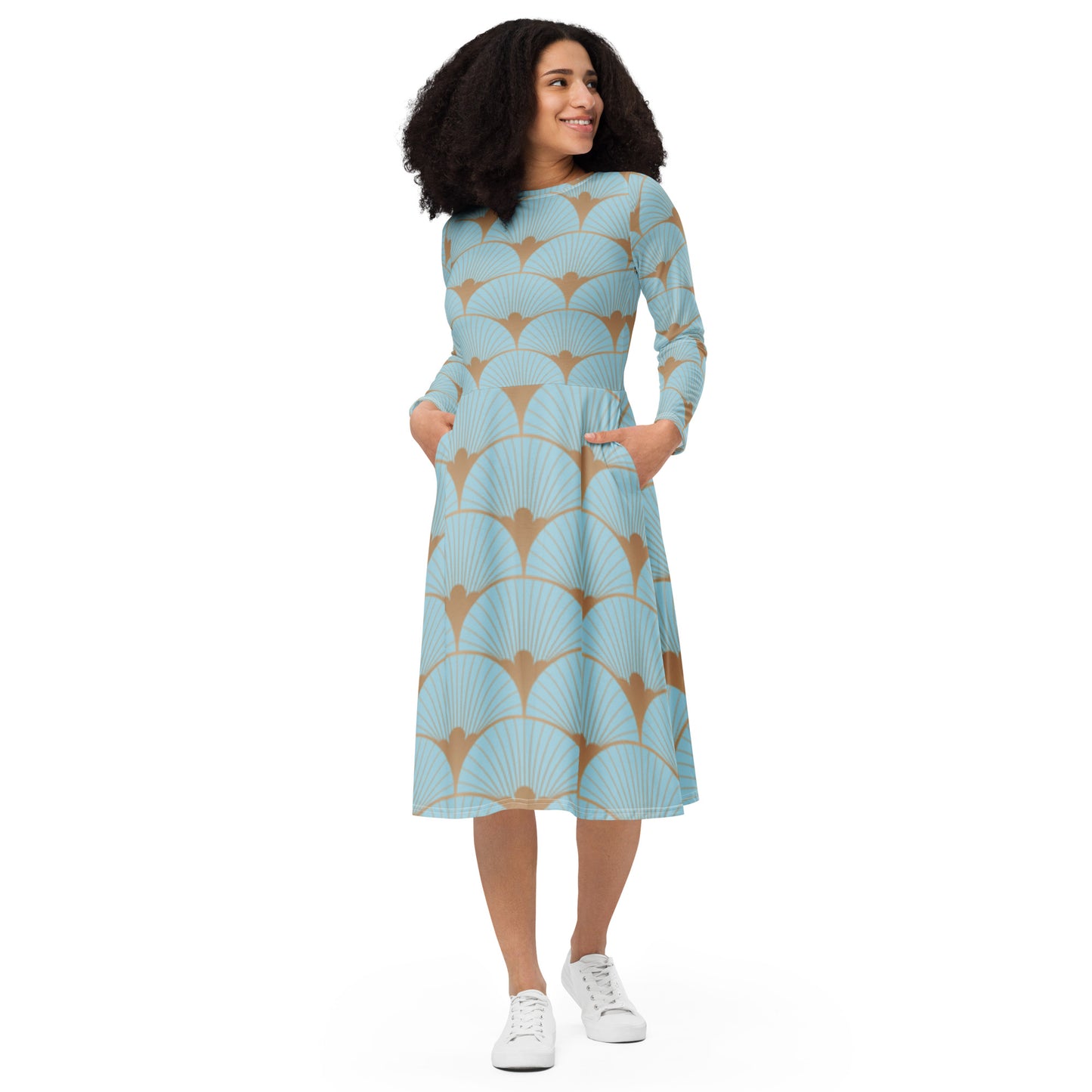 Tea Length Dress: Fashion Fan