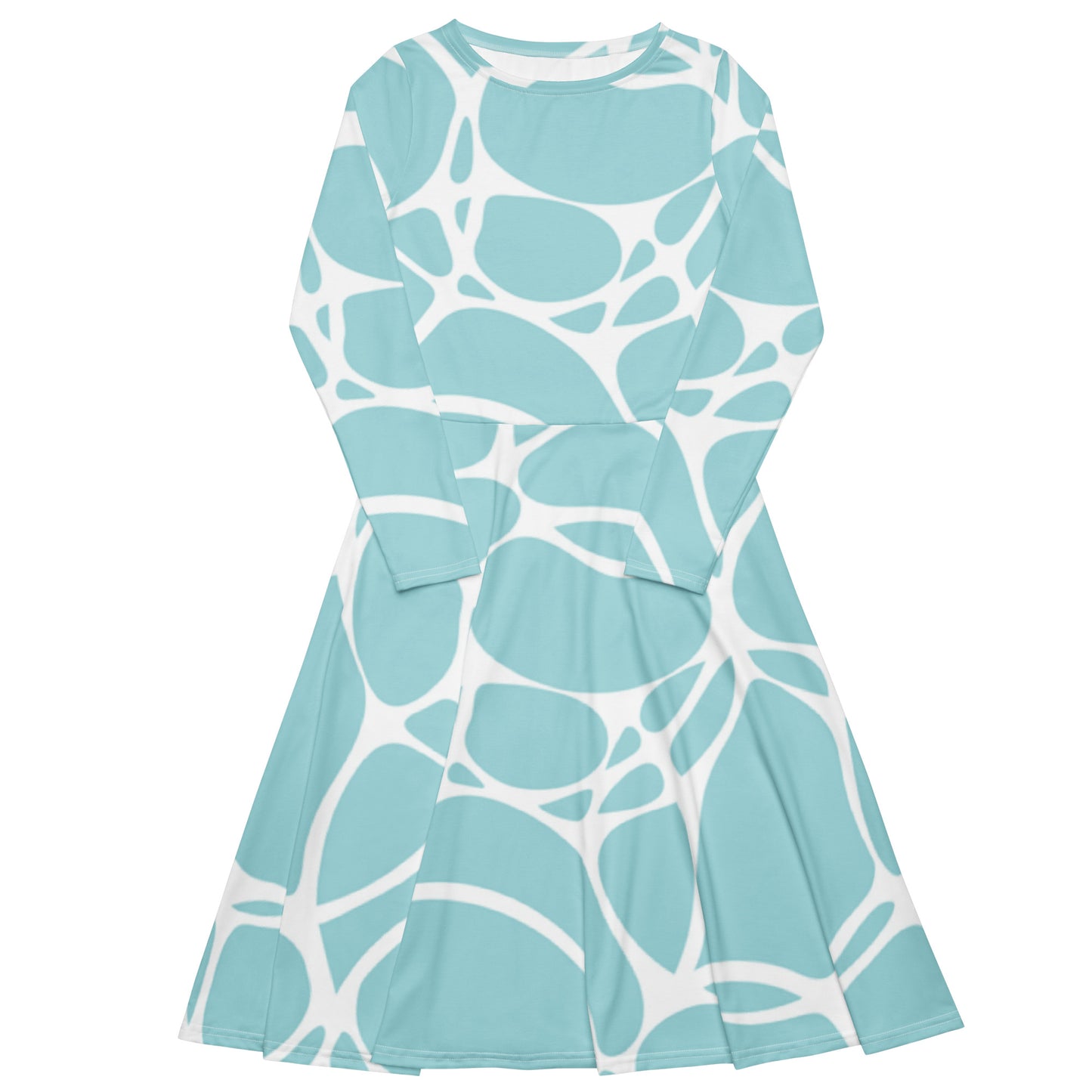 Tea Length Dress: Tiffany Blue