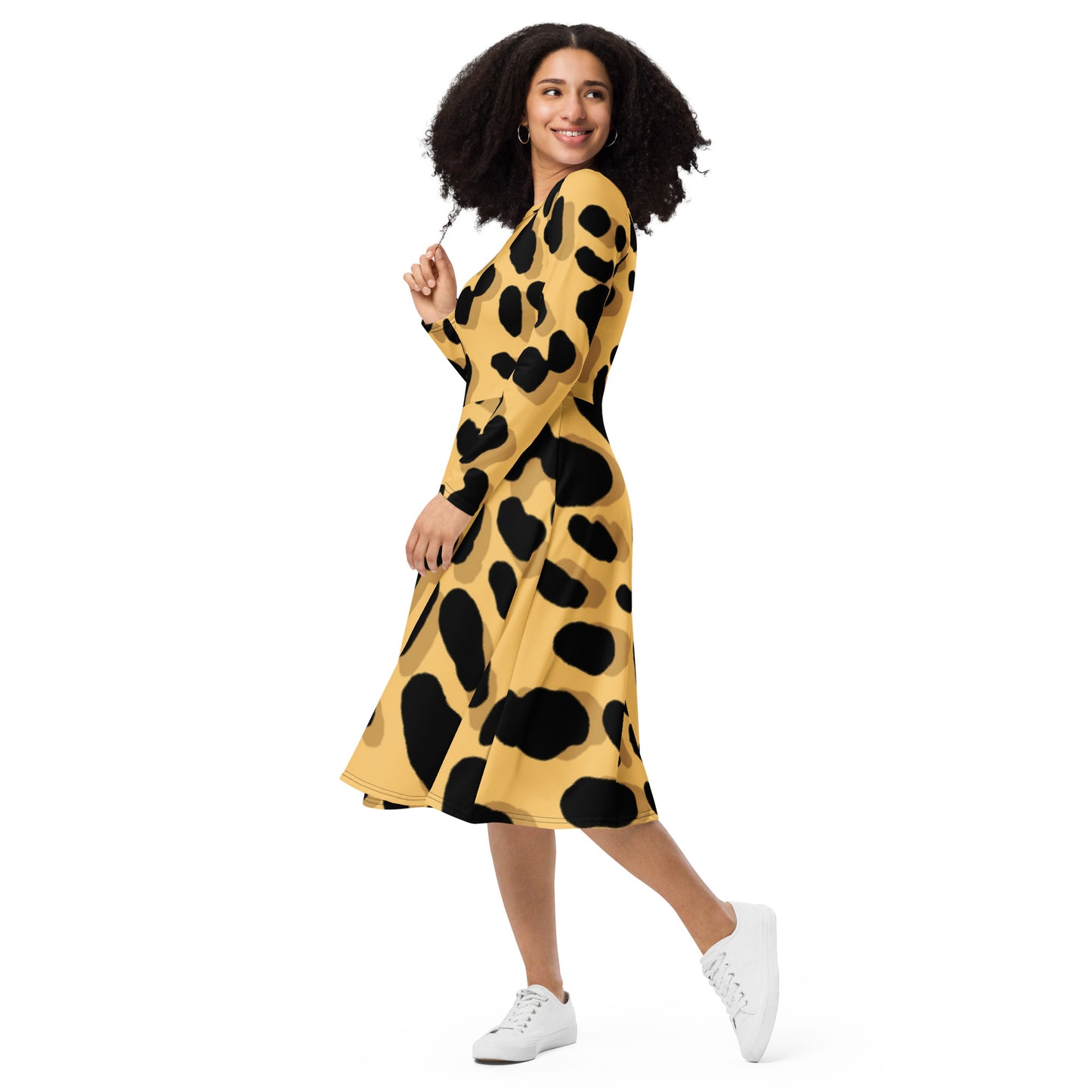 Tea Length Dress Collection: Cheetah Girl