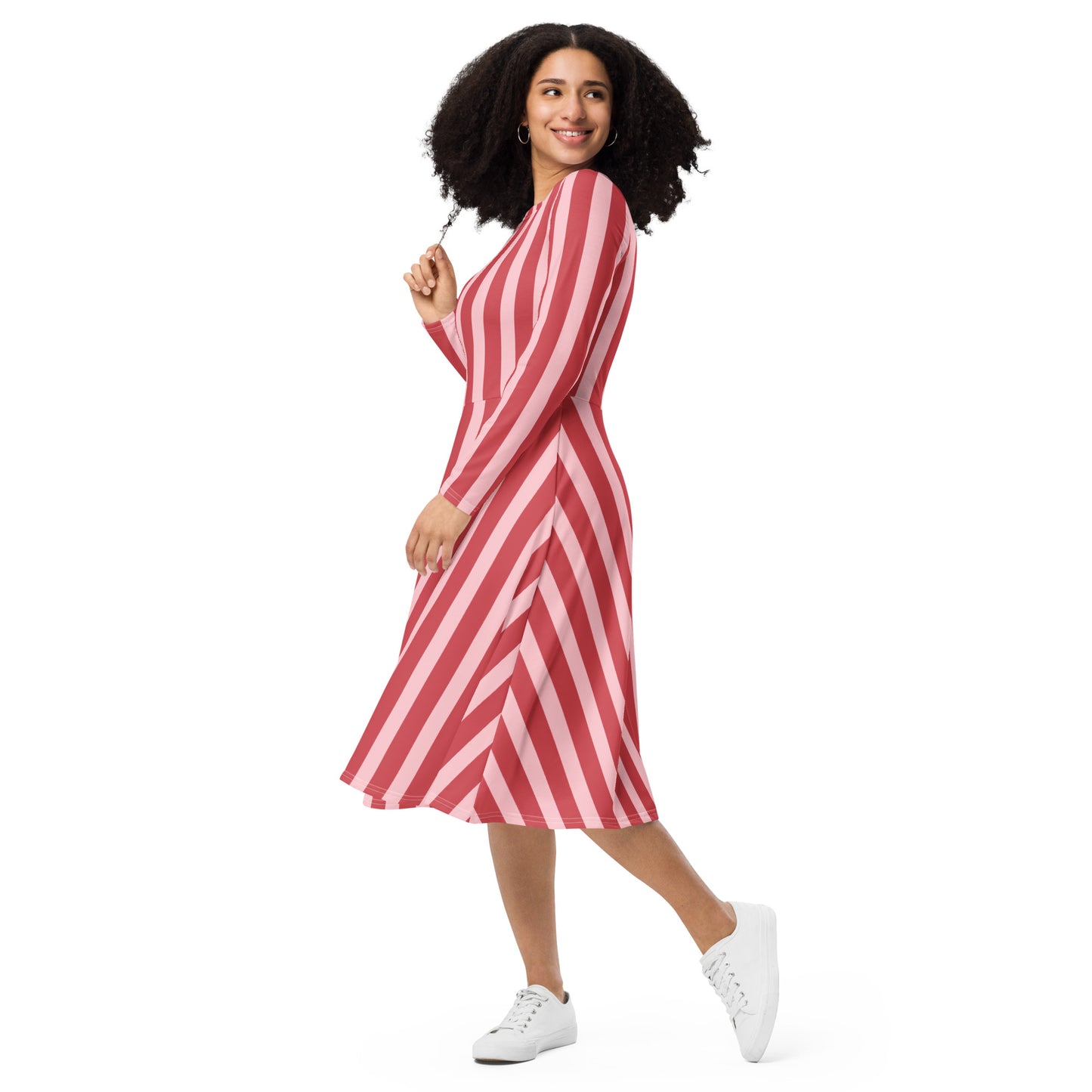 Tea Length Dress Collection: Candied Stripes