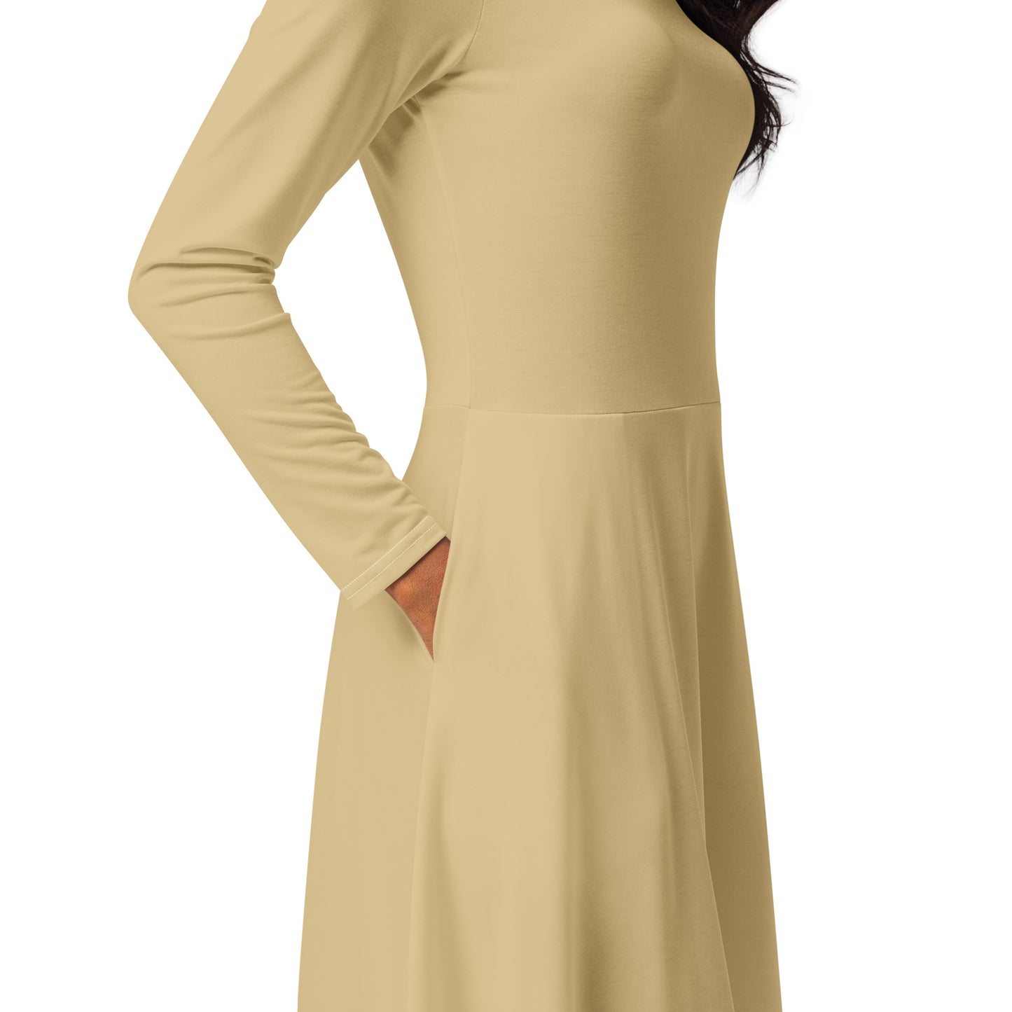 Tea Length Dress Collection: Not So Basic Beige