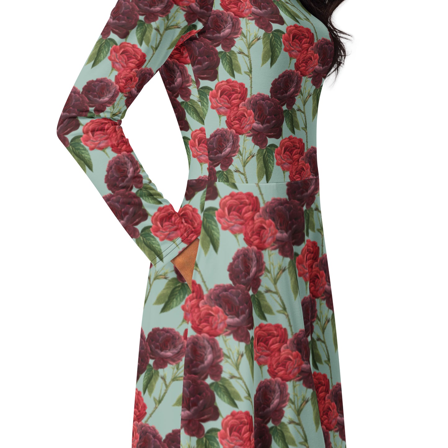 Tea Length Dress Collection: Flower Wall