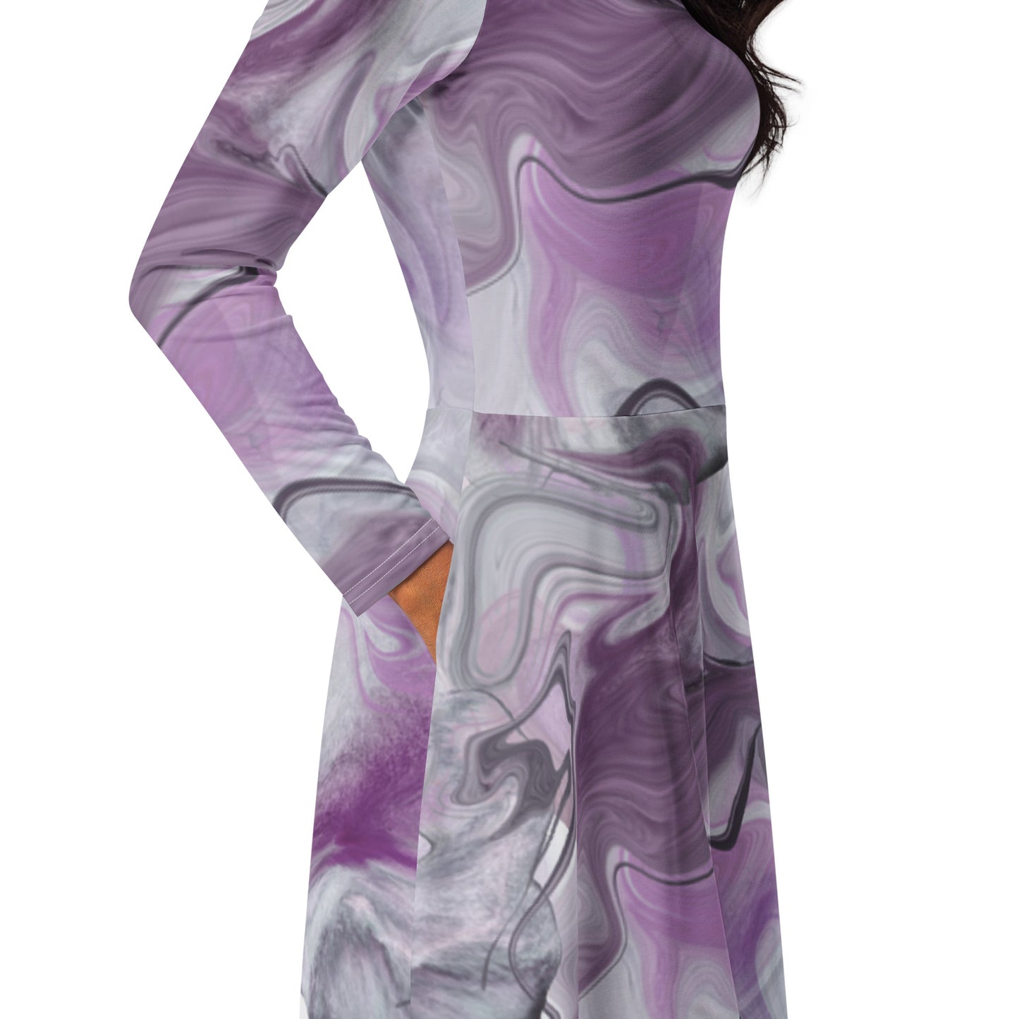 Tea Length Dress Collection: Purple Haze