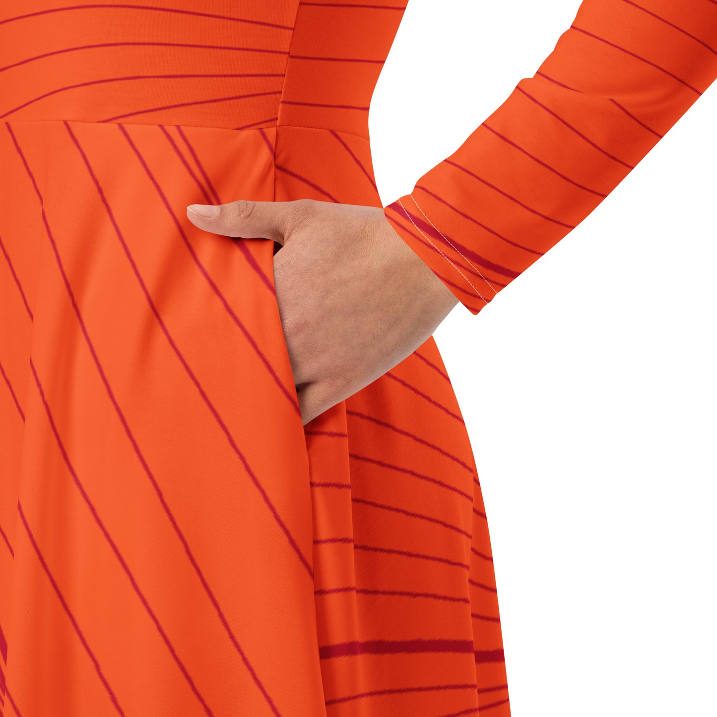 Tea Length Dress Collection: Orange Crush