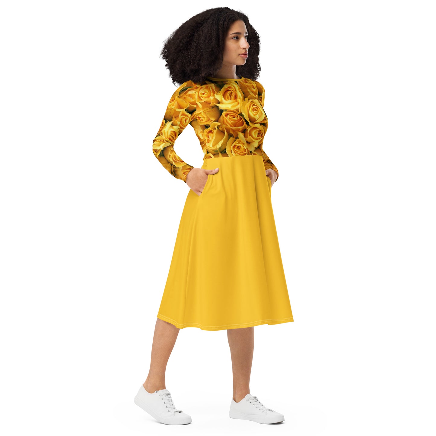 Tea Length Dress Collection: Yellow Rose of Texas