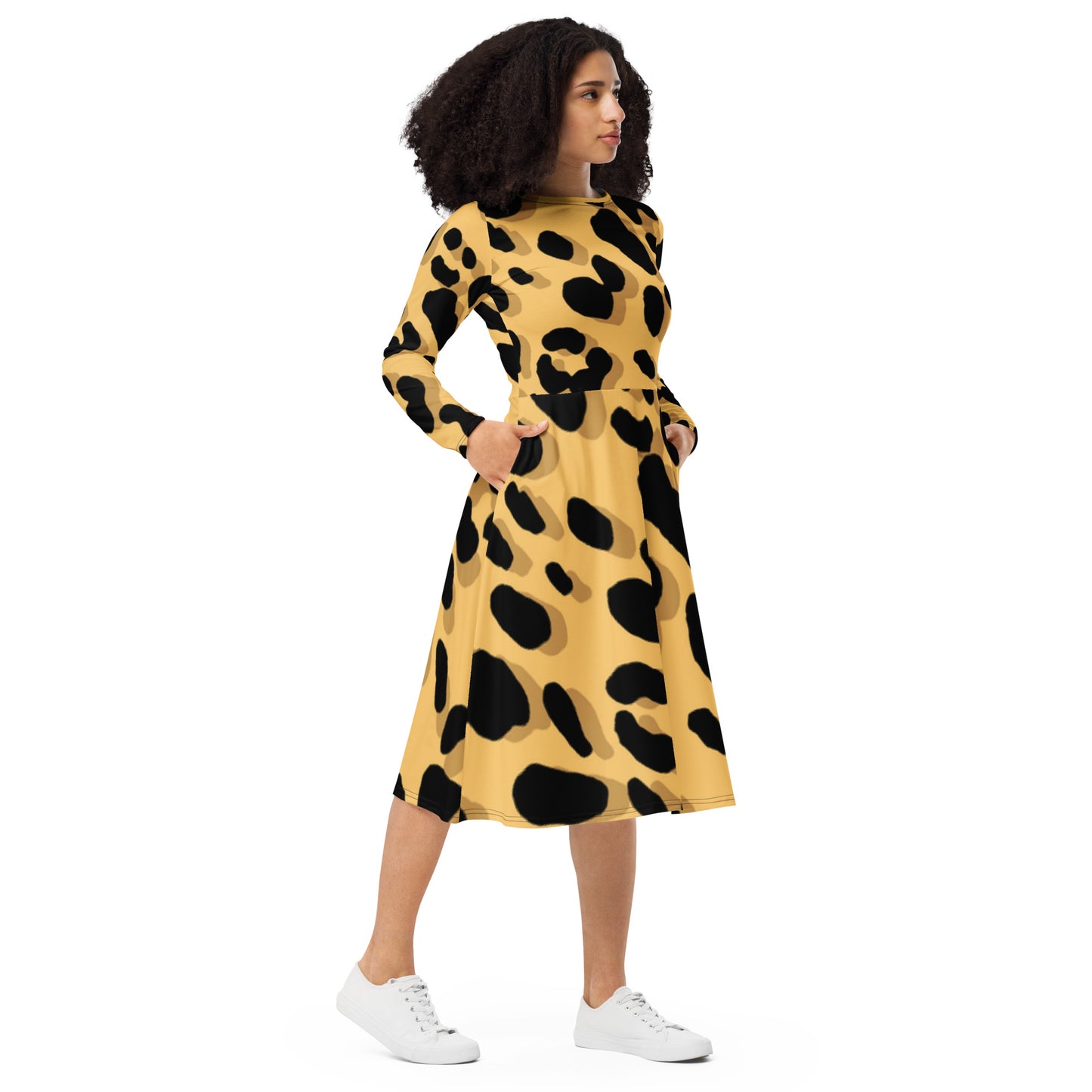 Tea Length Dress Collection: Cheetah Girl