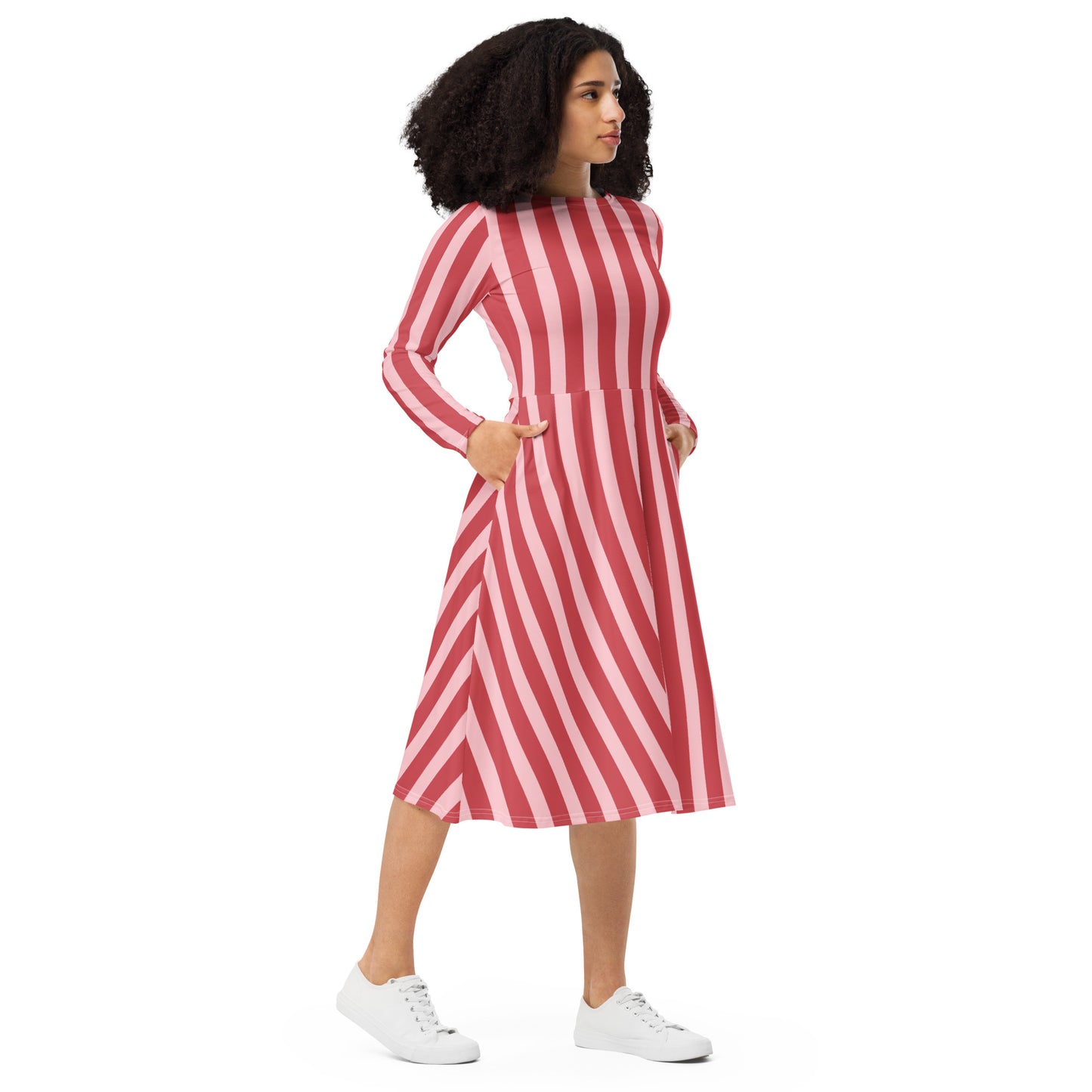 Tea Length Dress Collection: Candied Stripes