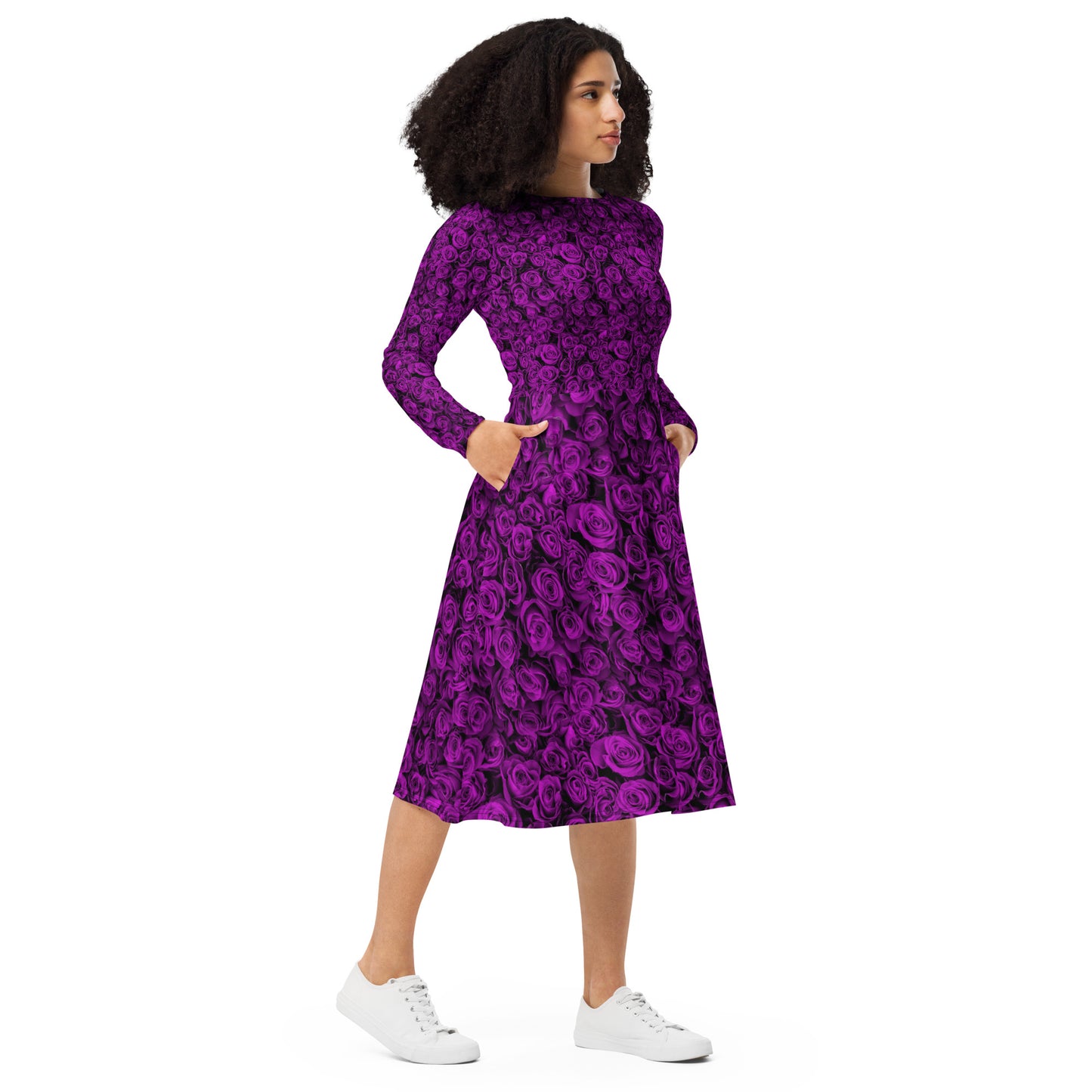 Tea Length Dress Collection: Purple Reign