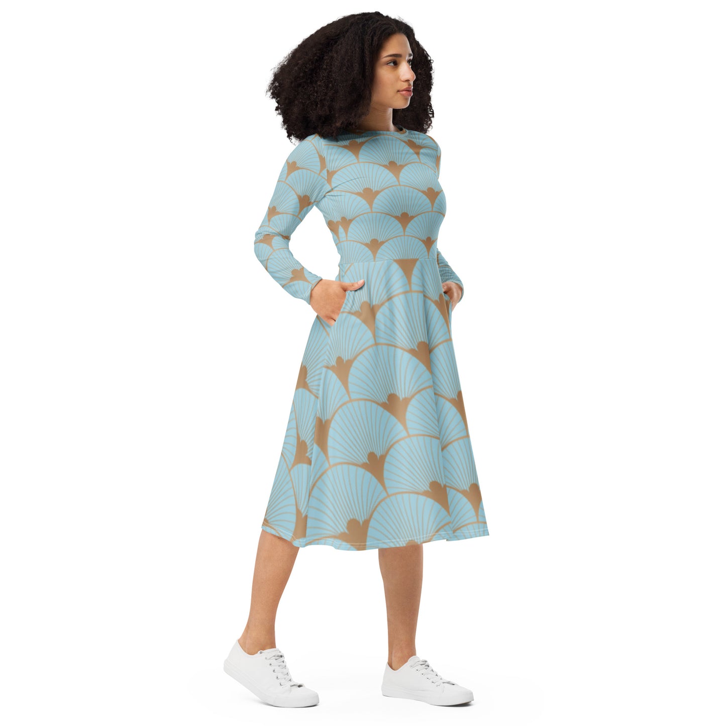 Tea Length Dress: Fashion Fan