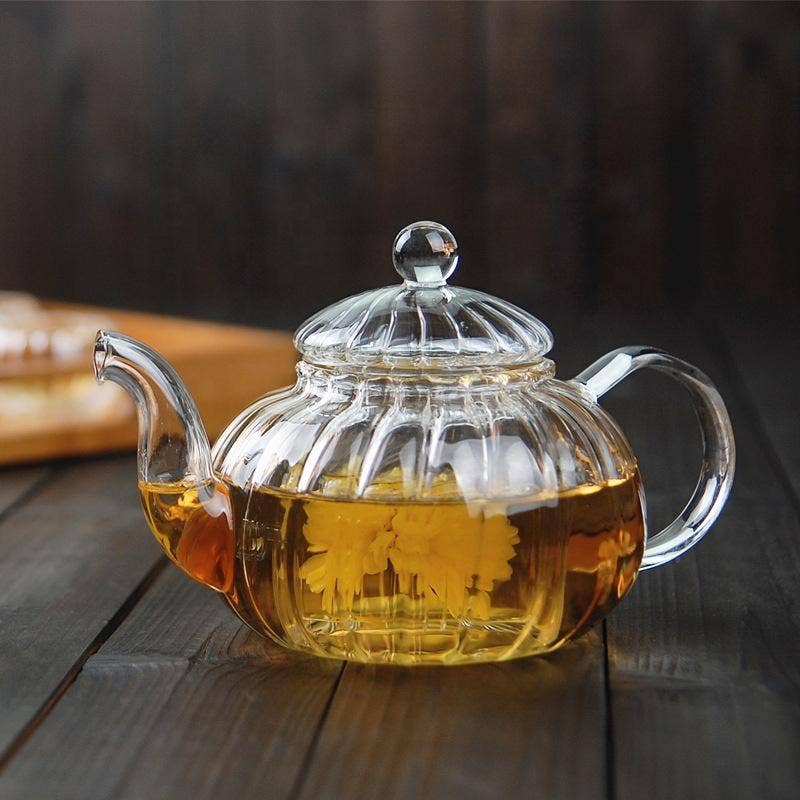 Glass Teapot With Infuser and Lid (20oz.)