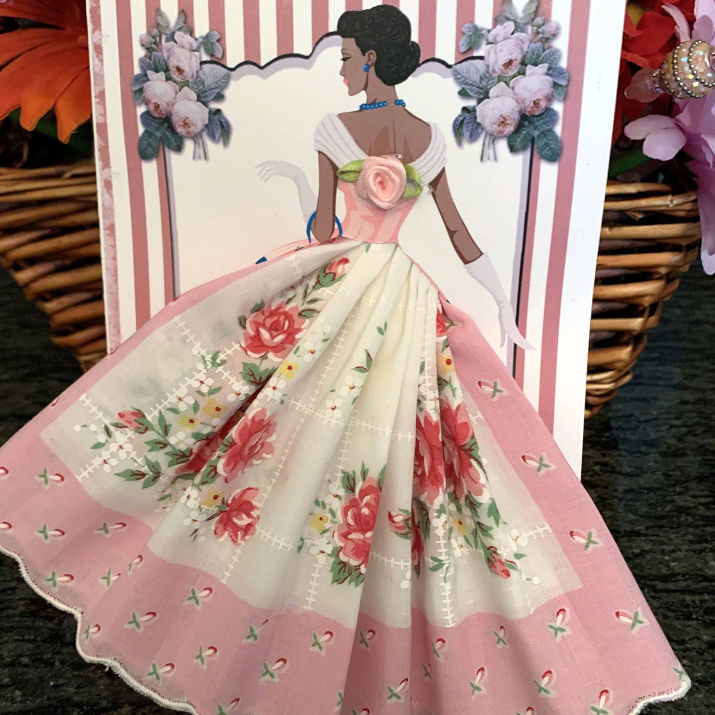 Ladies of Fashion Keepsake Hankie Cards