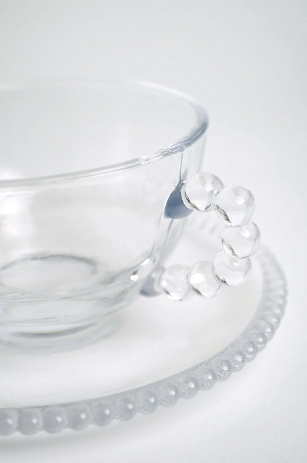 'Clutch My Pearls' Teacup and Saucer