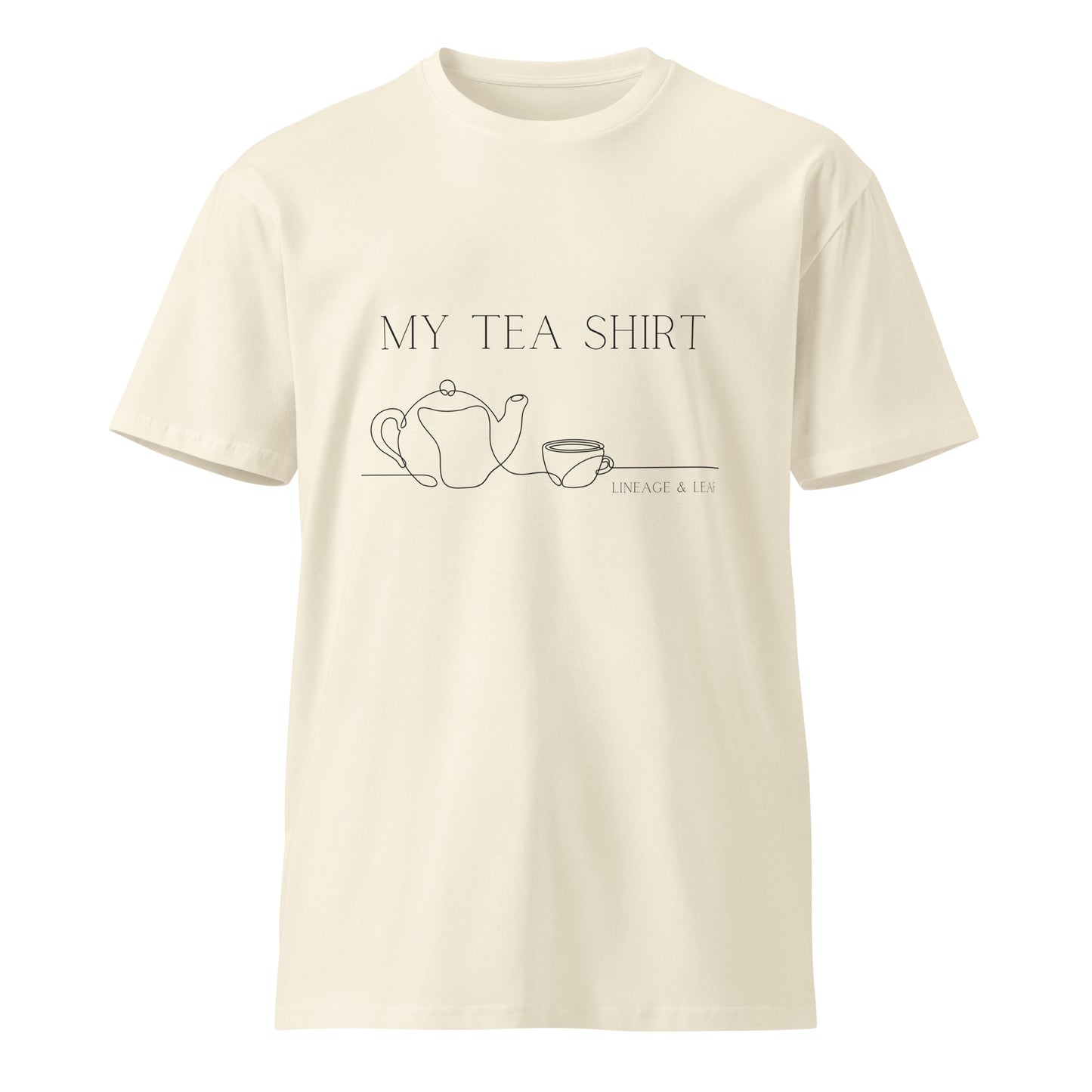 Tea Shirt: Pot and Cup (Unisex)