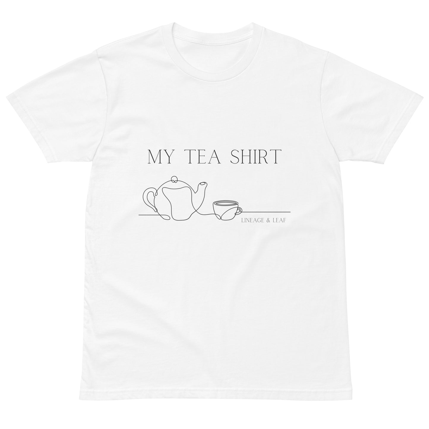 Tea Shirt: Pot and Cup (Unisex)